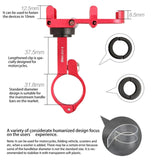 Hjemix | GUB Plus 6 Aluminiumlegering MTB Sykkel Telefonholder (Sølv)