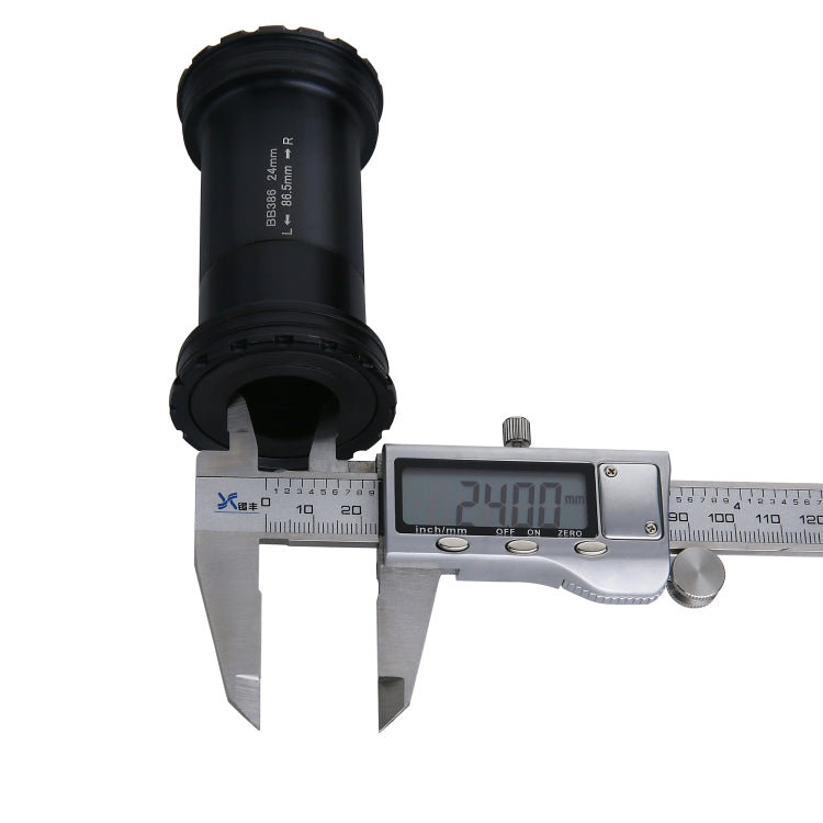 Hjemix | BB386 Press Fit Still EVO Bunnlager passer 86,5 mm for SHIMANO / SRAM / FSA Terrengsykkel (Svart)