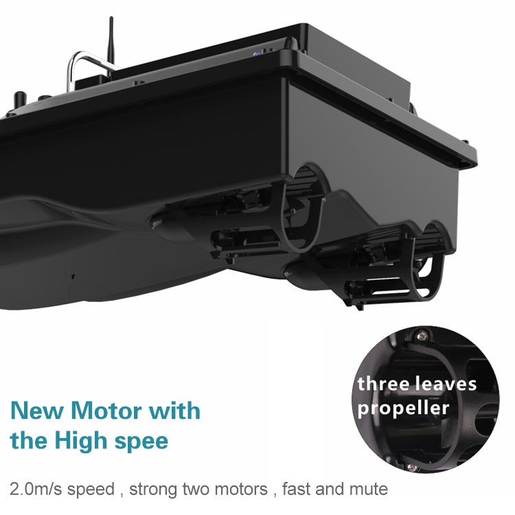 Hjemix | D16 Smart RC Fiskebåt For Agn 2kg Last 500M
