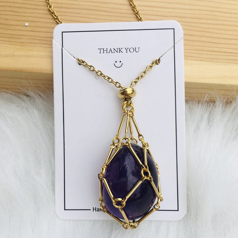 Hjemix | Krystallstein Choker Halskjede