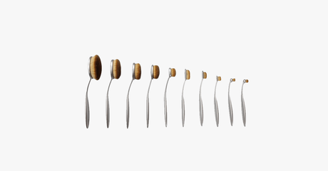 Hjemix | Aphrodite 10-delt oval børstesett