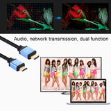 Hjemix | 15m HDMI 2.0 Versjon Høyhastighets HDMI 19 Pin Plugg til HDMI 19 Pin Plugg Tilkoblingskabel