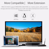 Hjemix | ORICO 6518US3 USB 3.0 Type-B 2.5 / 3.5 Tommers Verktøyløs HDD Dockingstasjon Ekstern Lagringskabinett Harddiskboks (Svart)