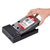 Hjemix | ORICO 6518US3 USB 3.0 Type-B 2.5 / 3.5 Tommers Verktøyløs HDD Dockingstasjon Ekstern Lagringskabinett Harddiskboks (Svart)