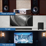 Hjemix | EMK 1 Inngang 3 Utgang Digital Optisk Lyd SPDIF Toslink Splitter Adapter (Sølvgrå)