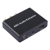Hjemix | 192KHz ARC Lyduttrekker HDMI ARC til SPDIF + Koaksial + L/R Konverter Lydreturkanal Adapter