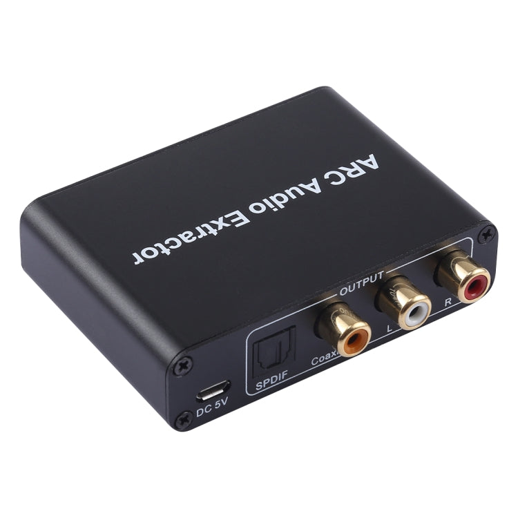 Hjemix | 192KHz ARC Lyduttrekker HDMI ARC til SPDIF + Koaksial + L/R Konverter Lydreturkanal Adapter