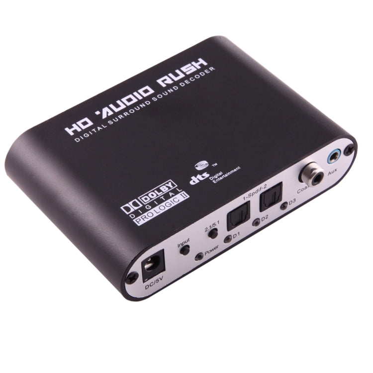 Hjemix | NEWKENG 51R DTS / AC3 til Analog 5.1 Lyd / Stereo Lyd Digital Lyd Konverter Dekoder
