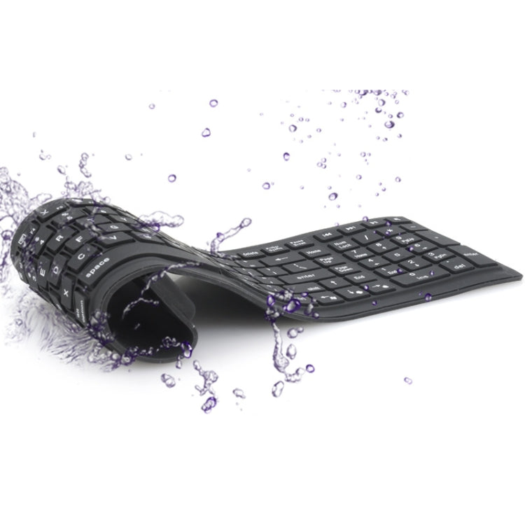 Hjemix | JA-11 108-tasters Sammenleggbar Silikon Bluetooth Tastatur