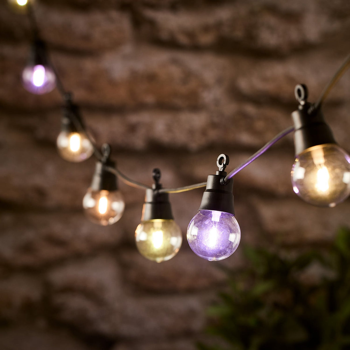 Hjemix | 20 LED lyslenker Pærefargevalg med fjernkontroll