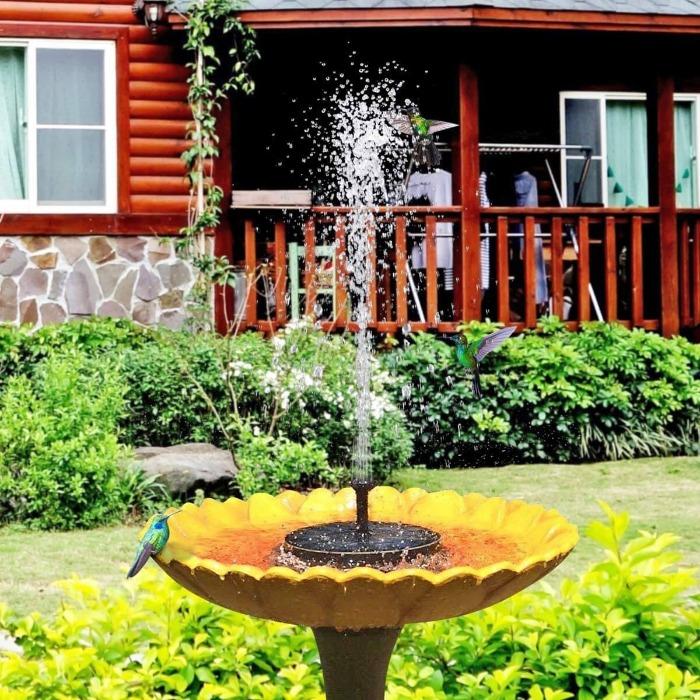 Hjemix | Sophia AquaGlow Solfontene – Charming Garden Decoration Fountain
