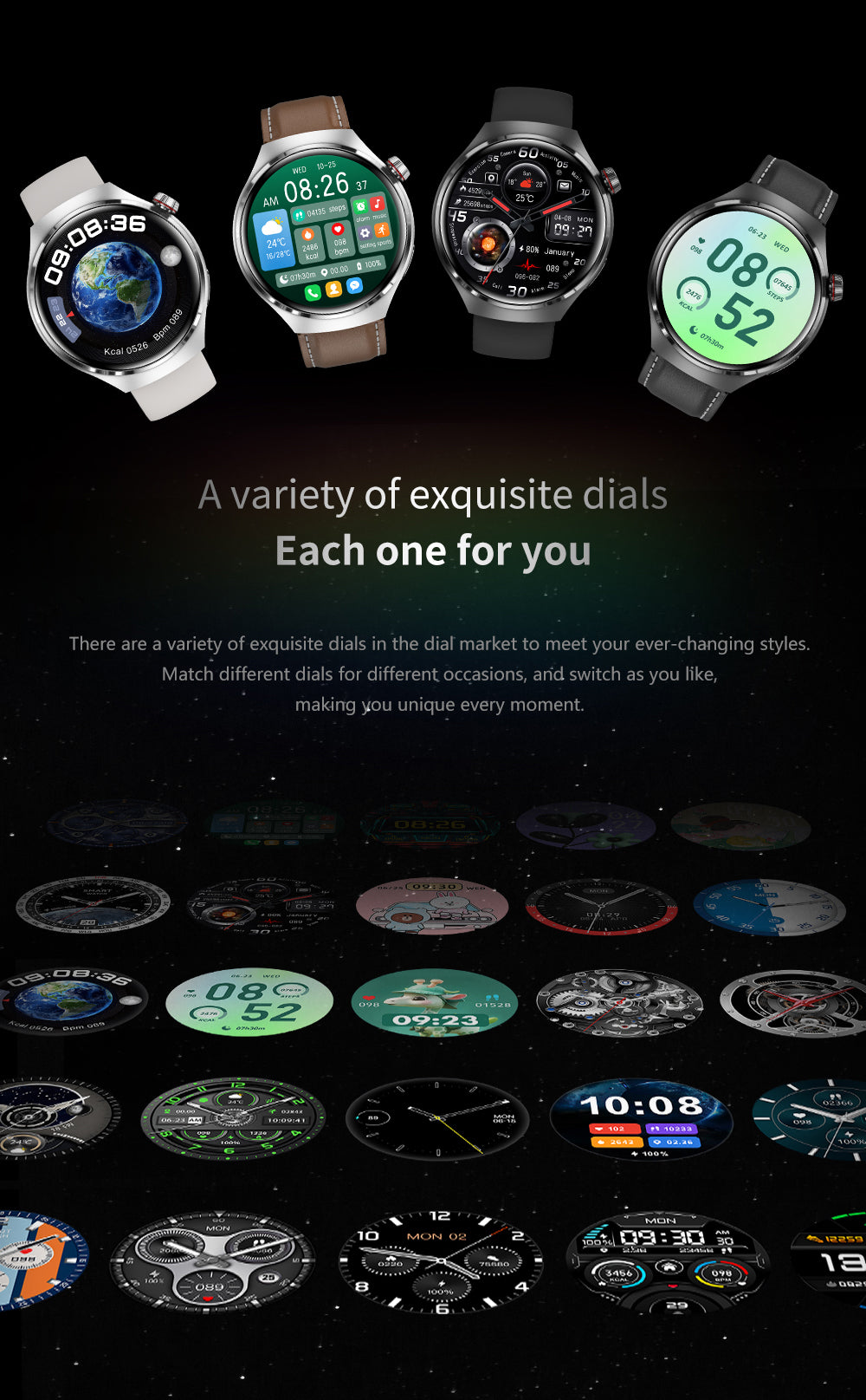 Hjemix | Gt4 Pro Smartwatch For Menn: Ip68 Nfc Gps Tracker, Amoled 360*360 Hd-Skjerm, Hjertefrekvens, Bluetooth-Samtale Begrenset Utgave
