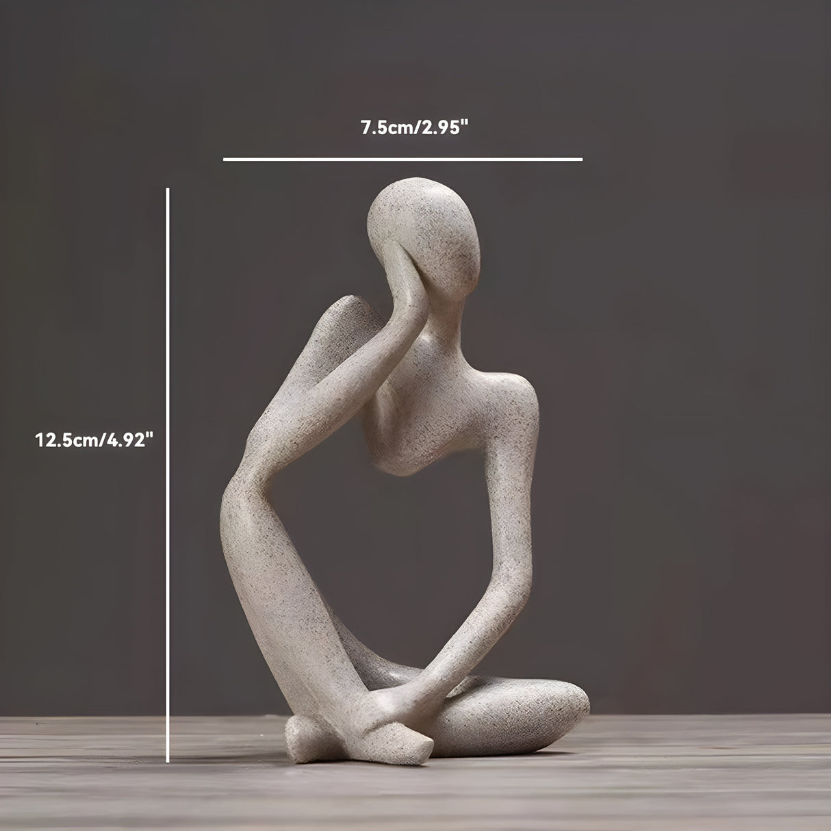 Hjemix | Abstrakt Tenker Skulptur Hjem Dekor
