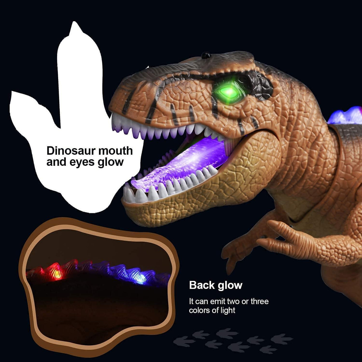 Hjemix | Kontroller T-Rex dinosauren med LED-belysning
