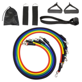 Komplett sett med motstandsbånd (11 deler)