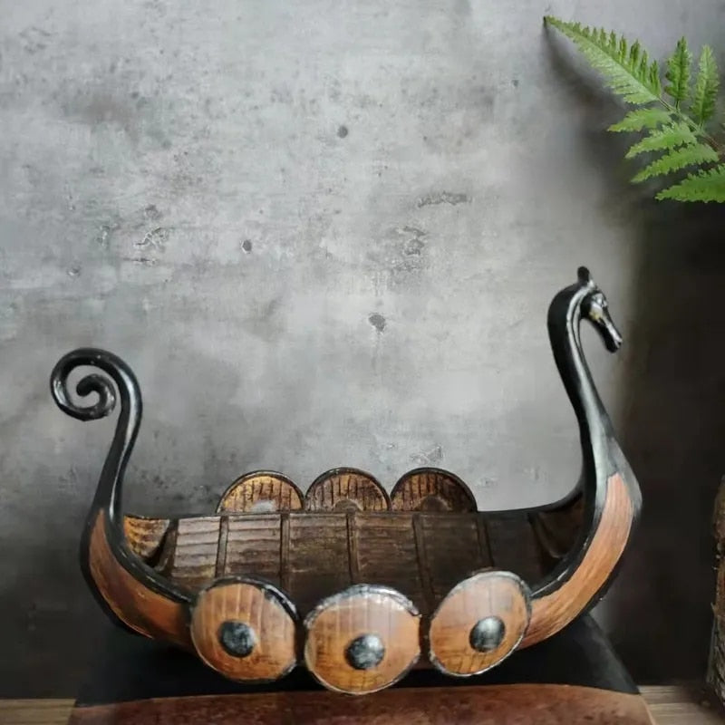 Hjemix | Retro Viking Styringsskip Håndverk