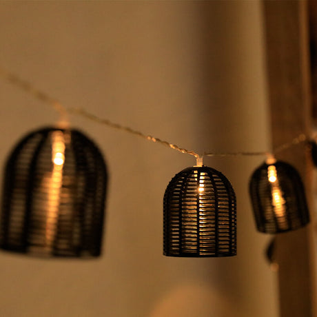 Hjemix | LanternGlow Retro Snor Lys | Vintage Lantern Design | Stemningsbelysning for Innendørs & Utendørs