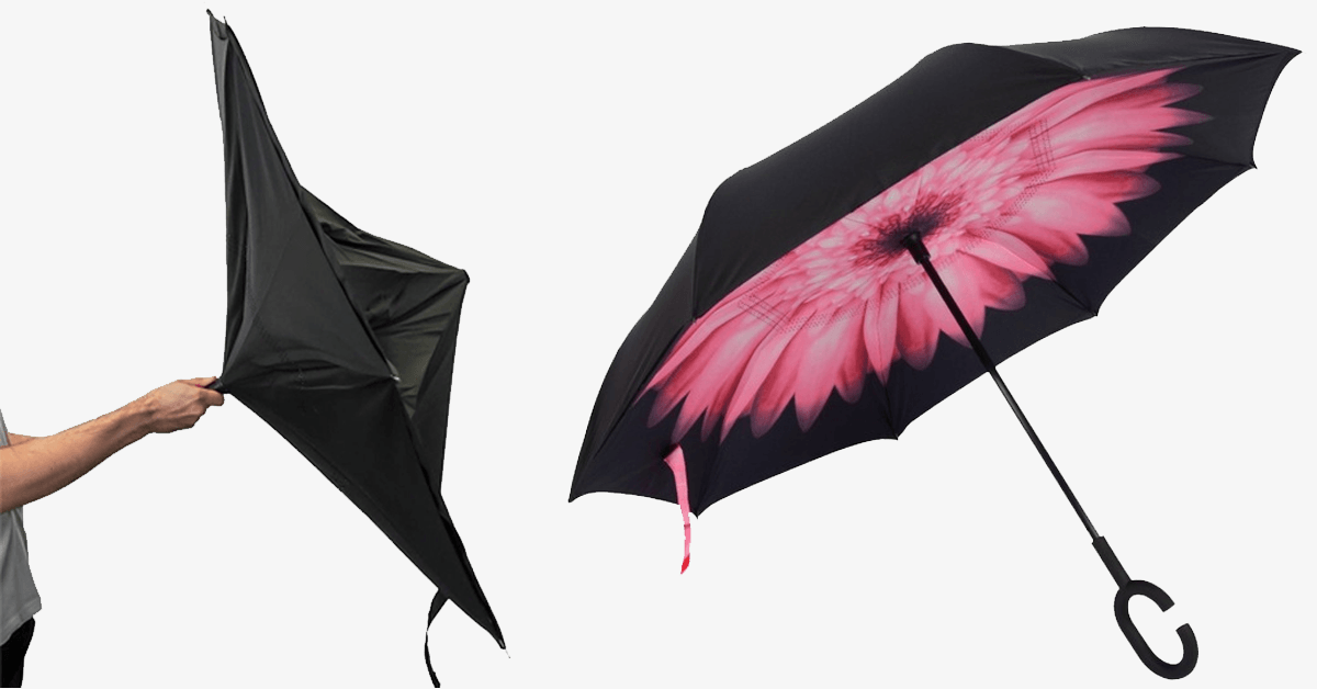 Hjemix | Smart-Brella - Verdens første reversible paraply