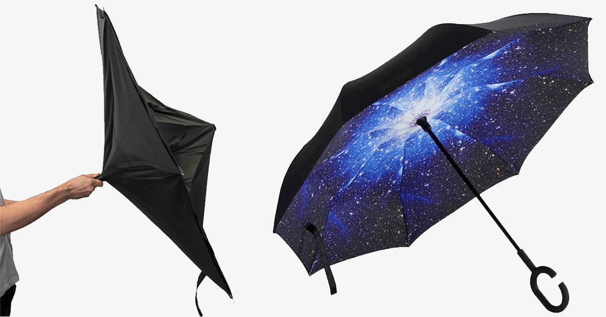 Hjemix | Smart-Brella - Verdens første reversible paraply