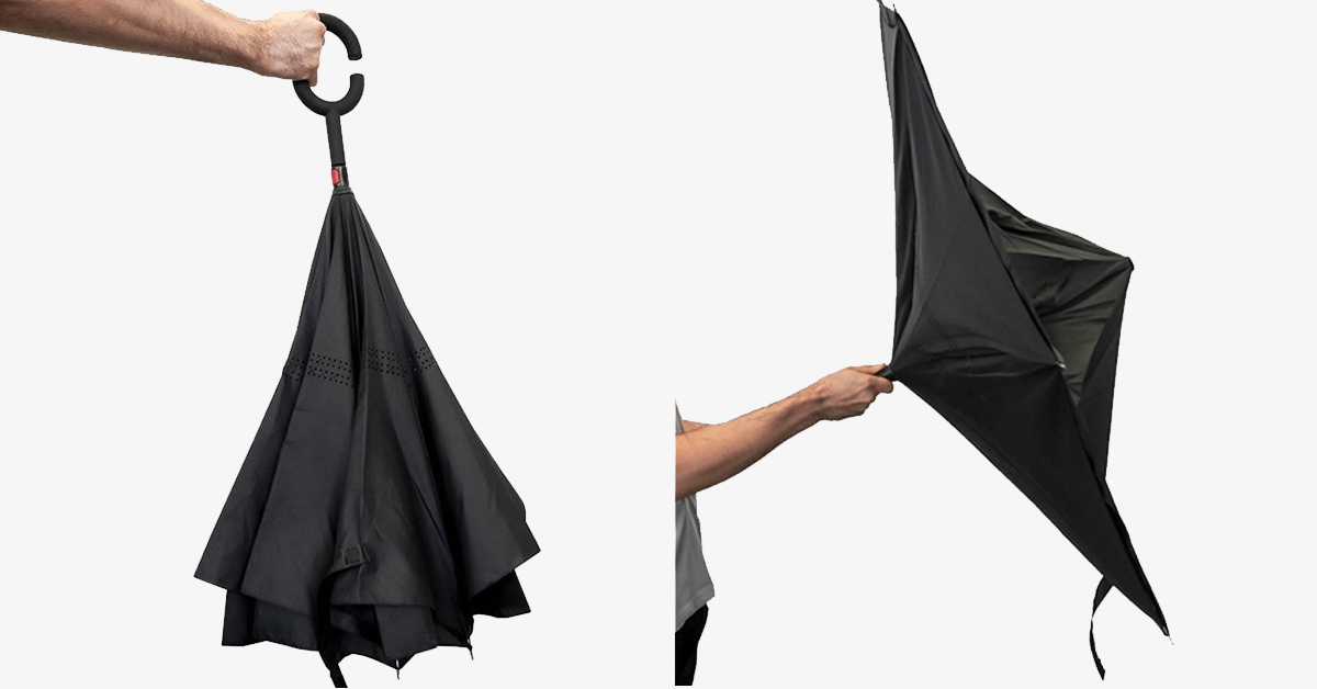 Hjemix | Smart-Brella - Verdens første reversible paraply