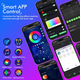 Hjemix | Stjerneprosjektor, Galakseprosjektor for Soverom, Fjernkontroll & Hvitt Støy Bluetooth Høyttaler