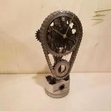 Hjemix | Urkedje med bevegelse - Stille roterende bordklokke