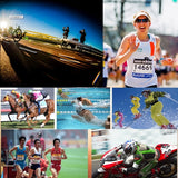 Hjemix | PS528 Metall Stoppeklokke Profesjonell Chronograf Håndholdt Digital LCD Sports Telleur Timer med Rem