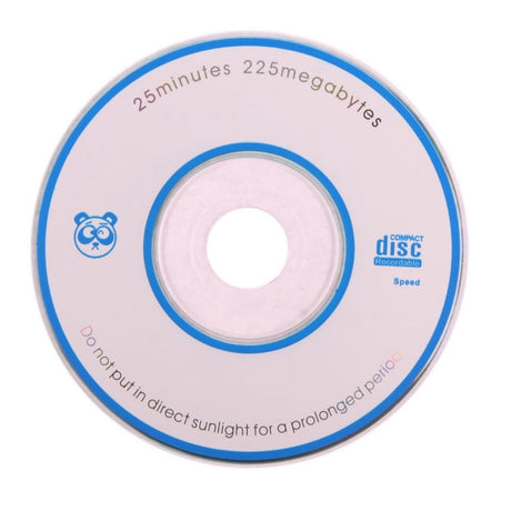 Hjemix | 8cm blank mini CD-R, 225MB/25min, 100 stykker i en pakke, prisen gjelder for 100 stykker