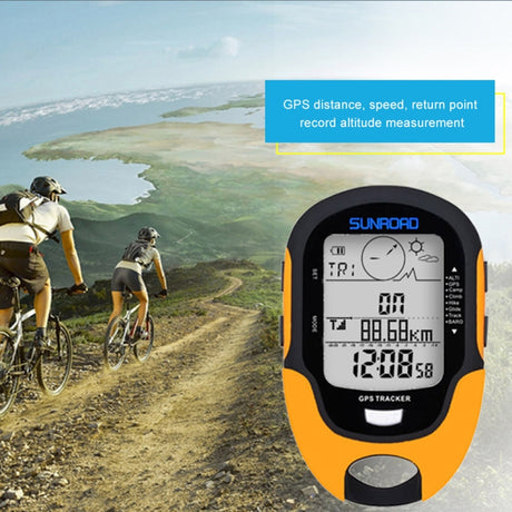 Hjemix | SUNROAD Multi-Funksjon LCD Digital Høyde med Kompass & Barometer & Termometer & Hygrometer & Værmelding & LED Lommelykt og Klokke