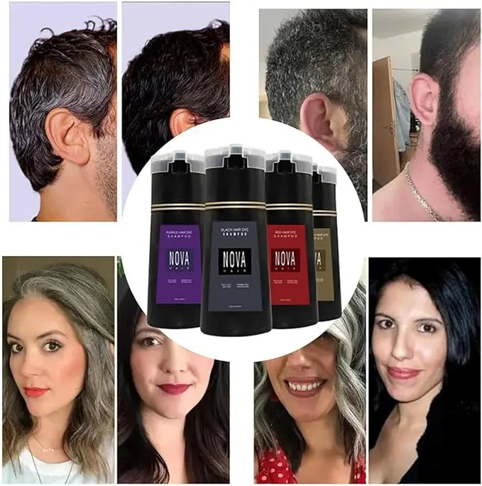 Hjemix | NovaHair Instant Dye Shampoo – Rask fargeoppfriskning for håret