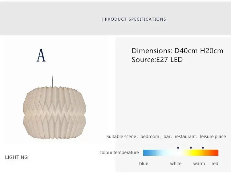 Hjemix | Elegant origami-inspirert papirlanterne