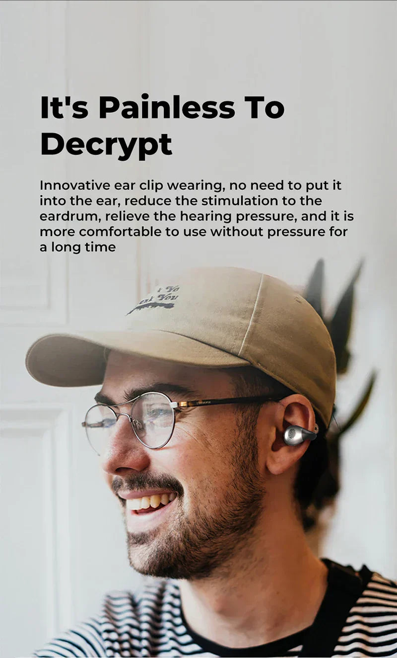 Hjemix | Super Lett Benledning Bluetooth Trådløse Sports Ørepropper Hodetelefoner