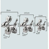 Hjemix | Nordisk Keramisk Ballonghund Skulptur Gull Dyre Dekorasjoner Statue Stue Ornament Kreativ Skrivebord Ornament Hjem Dekor