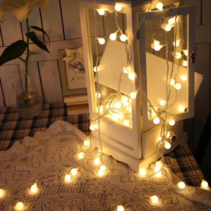 Hjemix | LED Fe Bubble Snor Lys Festlige Lys