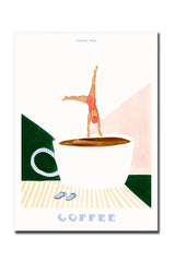 Hjemix | God Morgen Kaffe Lerret Plakat