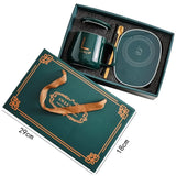 Hjemix | Smart keramisk krusvarmer koppunderlag varmepanel kaffioppvarming elektrisk krussett melk te oppvarming vann hjem kontor gave