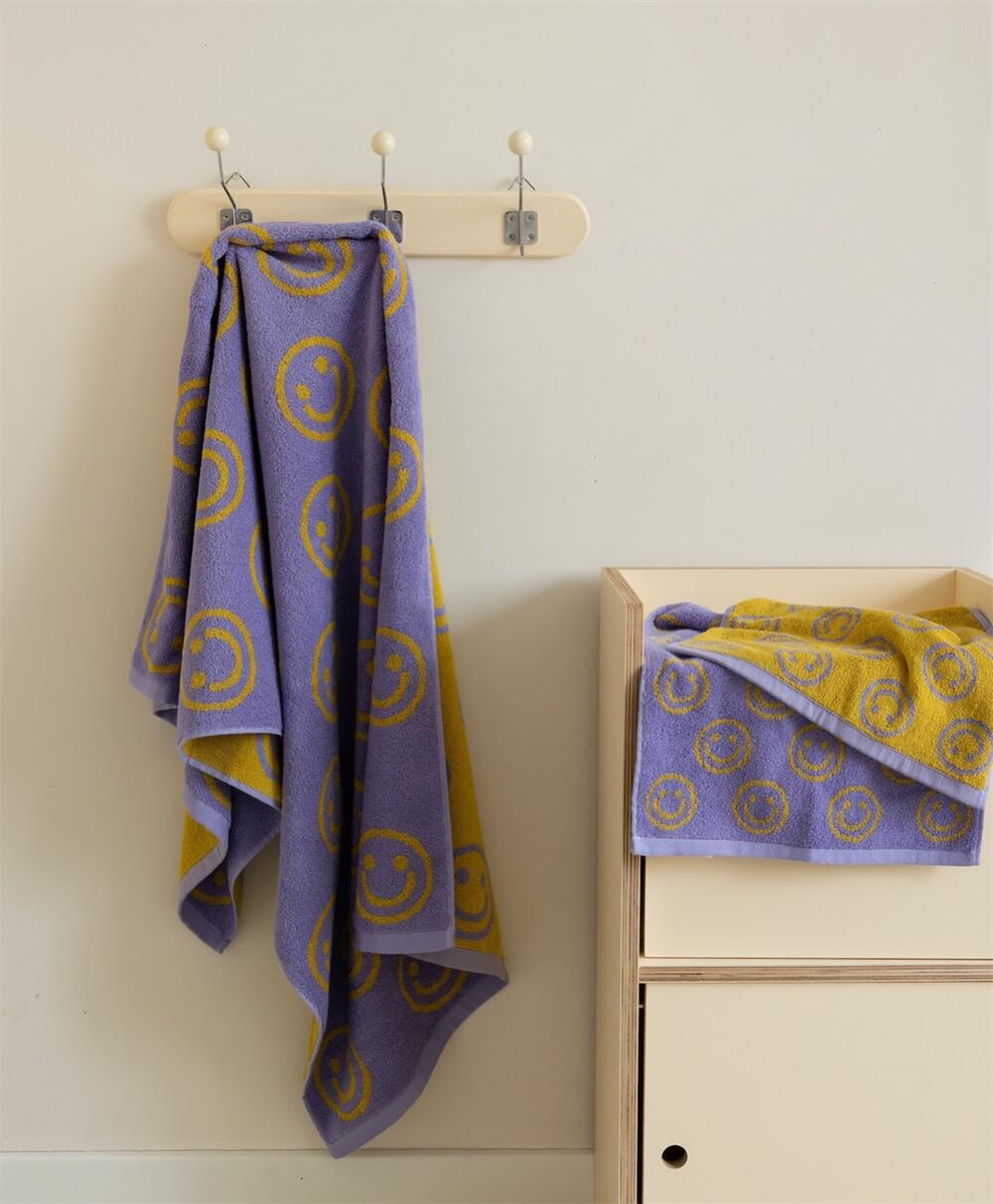 Hjemix | Dobbeltsidig Smiley Håndkle