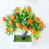 Hjemix | Kunstig Appelsin Kumquat Frukt Tre