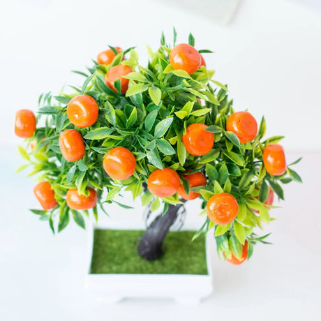 Hjemix | Kunstig Appelsin Kumquat Frukt Tre
