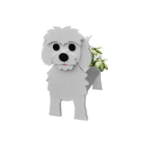 Hjemix | Blomsterpotte - Pawsome - Hund Plantebeholder - Ulike Raser