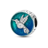 Hjemix | 925 Sølv Gylden Leopard Charms Perler Fargerik Kameleon Nesehorn Løve Skarabé Katt Anheng Kompatibel med Original Pandora Armbånd Smykker