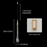 Hjemix | Krystall LED Pendellamper: Perfekt for soverom, spisestuer, bar - Vanndråpe Krone, trappen lampe for innredning
