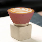 Hjemix | Japansk kaffekopp med fat, 1 stk, retro keramisk tekopp, krus, latte, espresso, pull0, blomster cappuccino, ny keramikkopp, 100 ml/3,5 oz