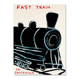 Hjemix | David Shrigley Kanin Katt Vin Kjekks Rask Veggkunst Abstrakte Trykk Lerret Maleri Nordisk Plakat Bilder Stue Dekor