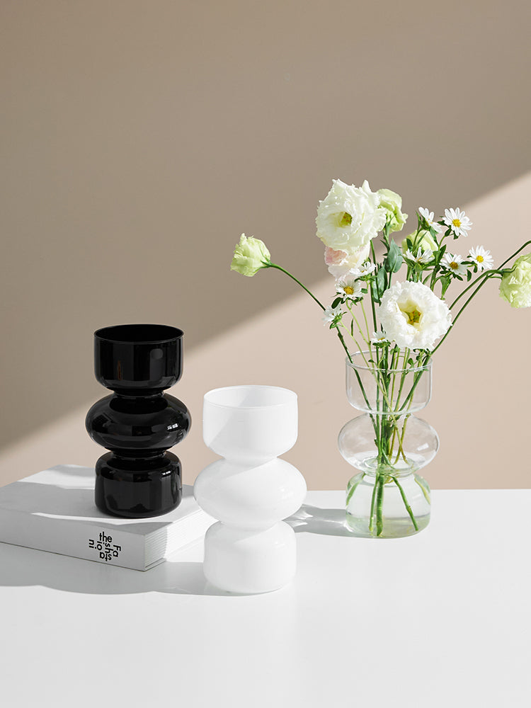 Hjemix | Glass Dyre Vase - Flerfarget