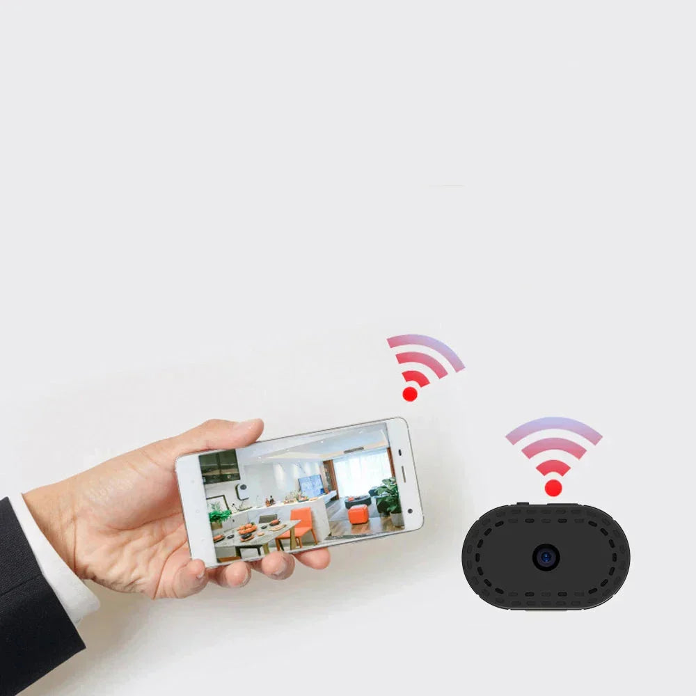 Hjemix | MiniGuard trådløst WiFi sikkerhetskamera
