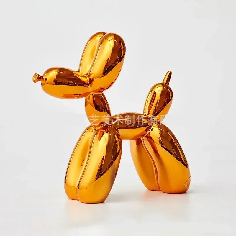 Hjemix | Nordisk Ballonghund Skulptur Harpiks Dyreskulptur Kunst Skulpturer og Figurer Håndverk Hjem Innredning Rom Desktop Tilbehør