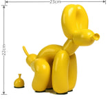 Hjemix | Balloondog Skulptur, Ballongkunst Statues, Mini Samleobjekt, Hjemmedekor, Harpiksfigur, Skrivebordsaccessoirer, Romdekorasjon