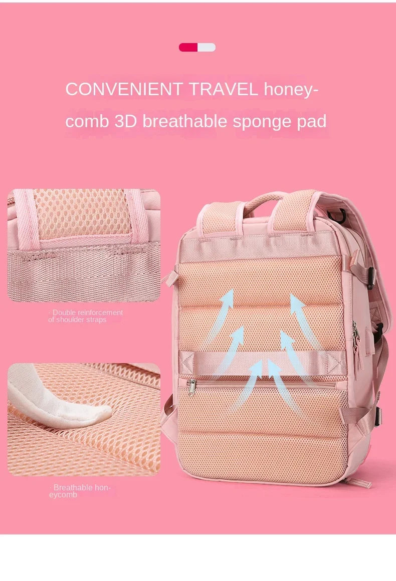 Hjemix | Reise Håndbagasje Ryggsekk med Sko Kompartment