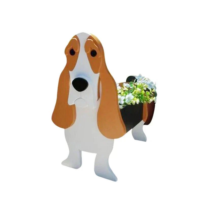 Hjemix | Blomsterpotte - Pawsome - Hund Plantebeholder - Ulike Raser